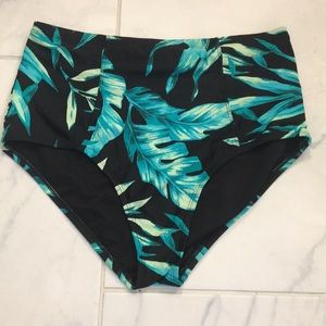 High-waisted bikini bottoms
